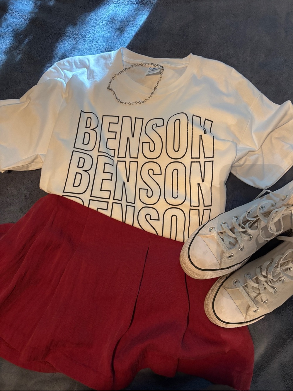 BENSON Graphic White Tee